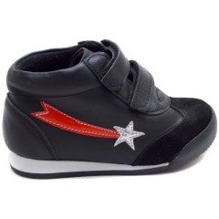 NM-27 Bebe Spor Kışlık Ayakkabı - Siyah (Deri)