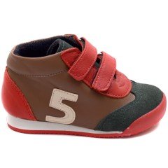 NM-28 Bebe Spor Kışlık Ayakkabı - Kırmızı (Deri)