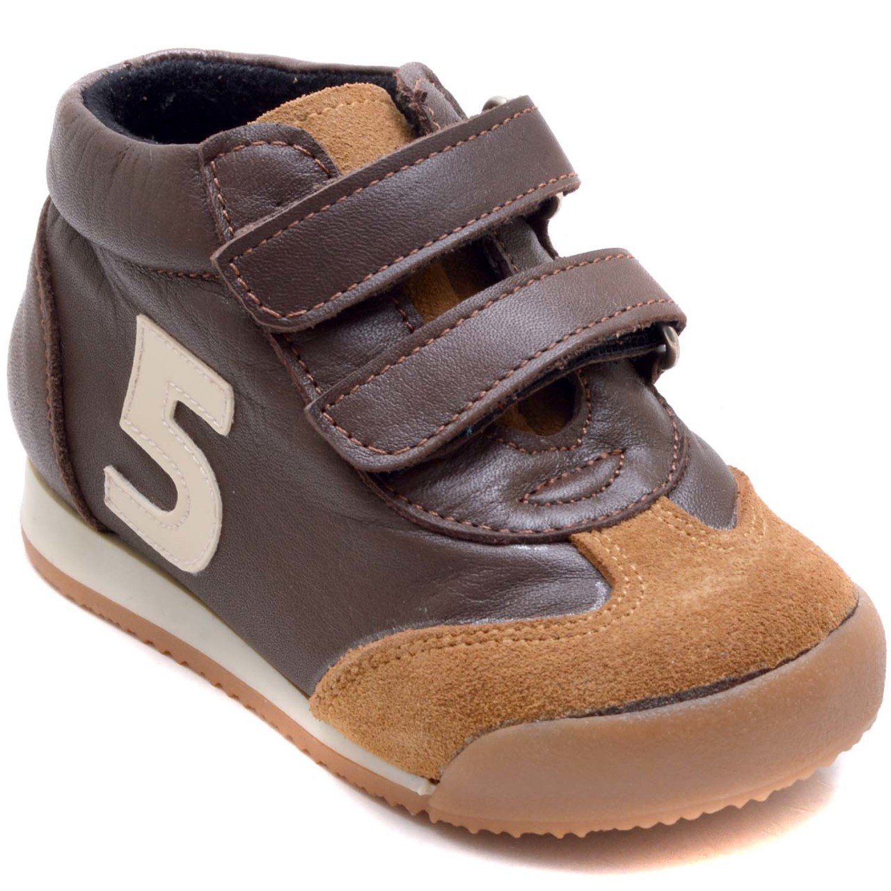 NM-28 Bebe Spor Kışlık Ayakkabı - Kahverengi (Deri)