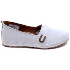 085 U-Toka Kadın Günlük Ayakkabı - Beyaz (Deri)