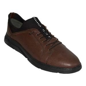 Erkek Kışlık Deri Ayakkabı - Kahverengi