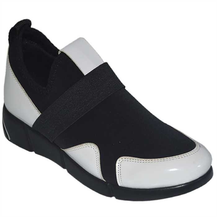 kadın spor model ayakkabı - Siyah/Beyaz