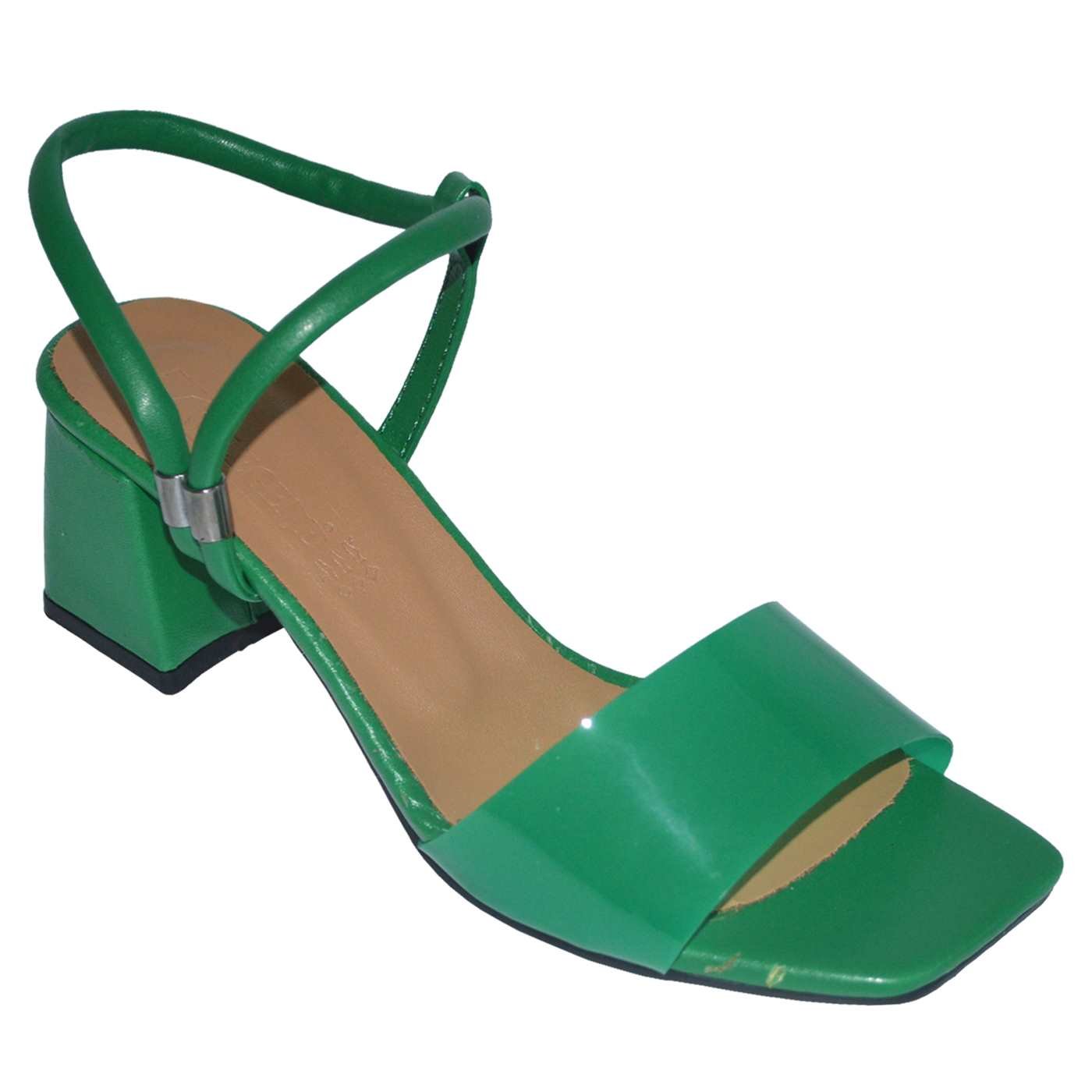 kısa topuk günlük ayakkabı - Yeşil