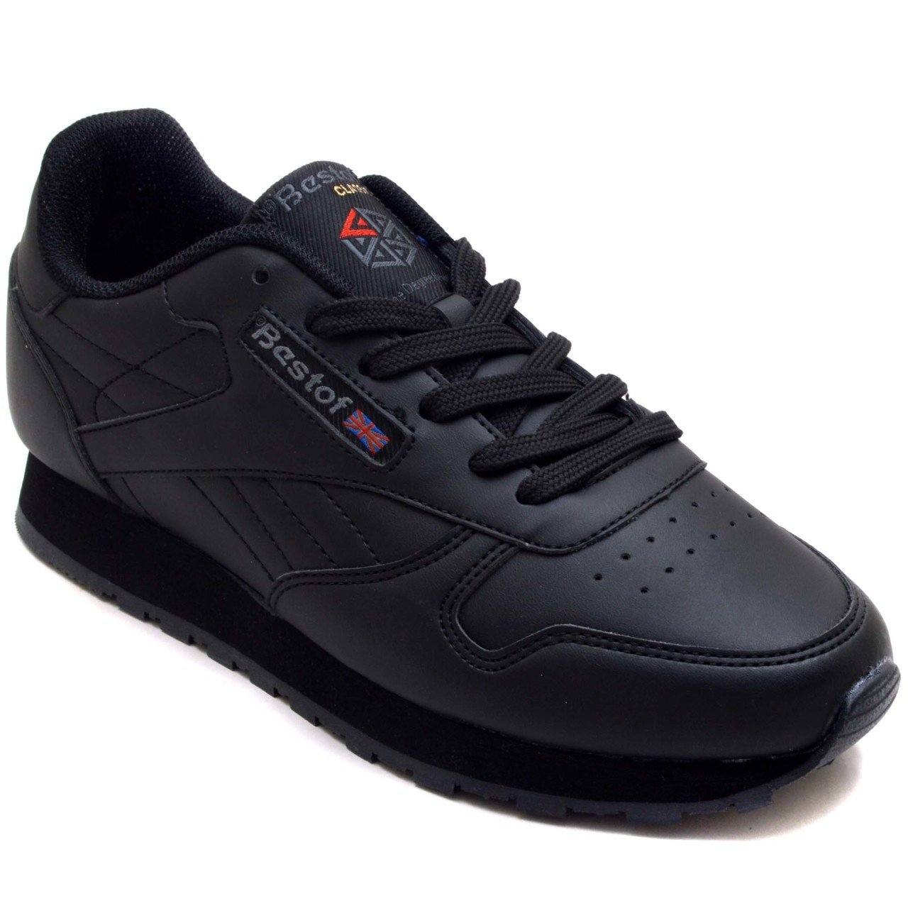 968-BST Spor Model Kalın Kadın Spor Ayakkabı - Siyah/S