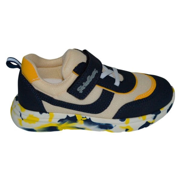 Patik Spor Ayakkabı -  lacivert/bej