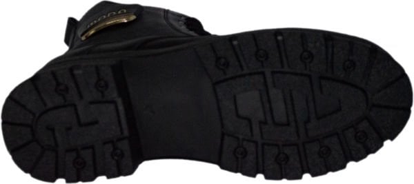 Kadın Kışlık Deri Bot - siyah