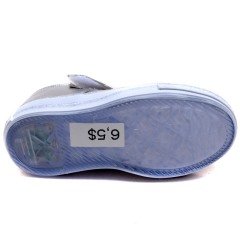 V-65 Taşlı Patik Okulluk Ayakkabı - Gümüş
