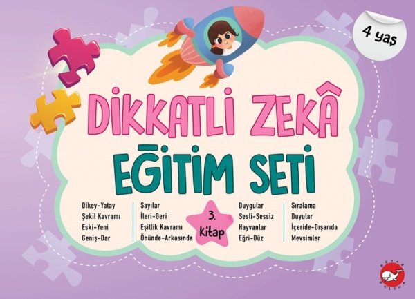 Dikkatli Zeka Eğitim 3. Kitap - 4 Yaş