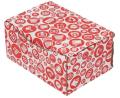 Alışveriş Desenli Kutu 15.5x11x7.5 cm - Kırmızı