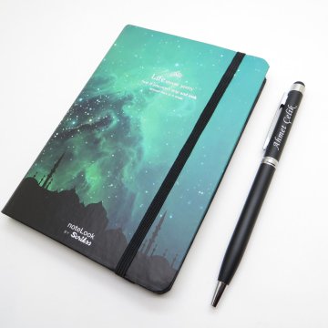 Scrikss Notelook Nebula Defter + İsme Özel Kalem | İsme Özel Hediyelik Set