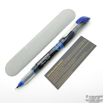Scrikss İsme Özel LP68 Likid Mavi Kalem 1 Adet | Scrikss Kalem | İsme Özel Kalem | Hediyelik Kalem