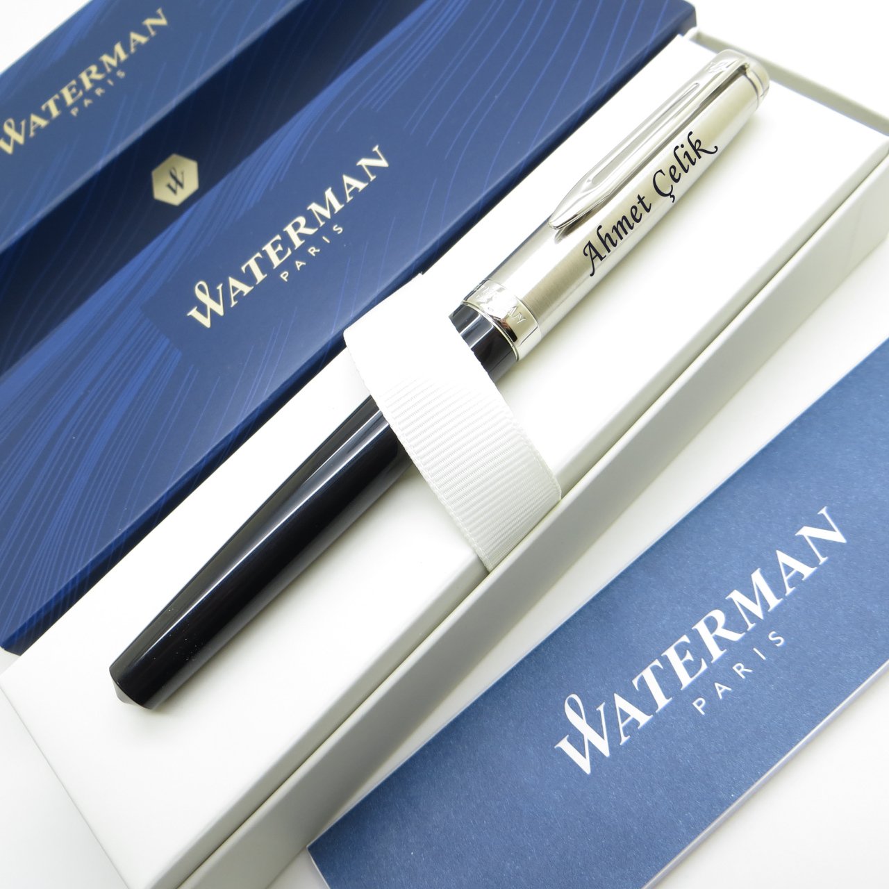 Waterman Embleme Siyah CT Roller Kalem | İsme Özel Kalem | Hediye Kalem