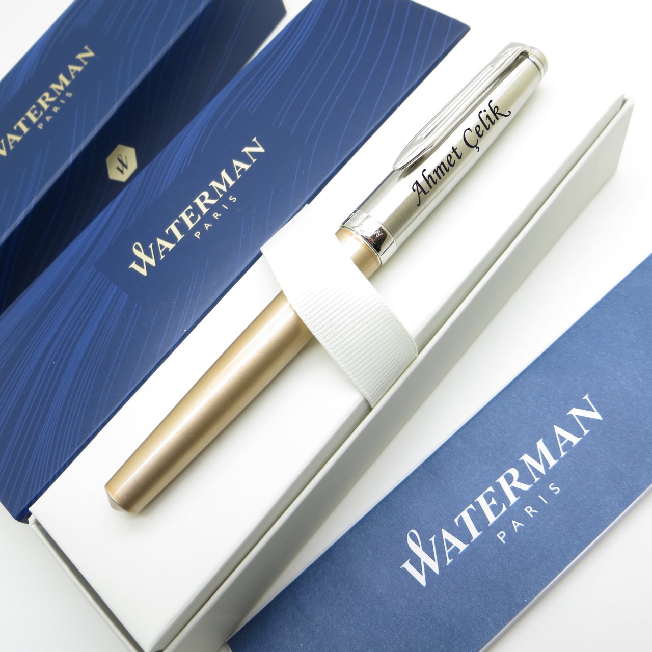 Waterman Embleme Deluxe Altın CT Roller Kalem | İsme Özel Kalem | Hediye Kalem