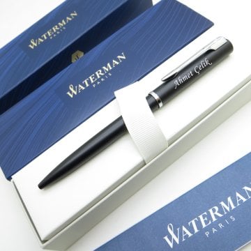 Waterman Allure Siyah CT Tükenmez Kalem | İsme Özel Kalem | Hediyelik Kalem
