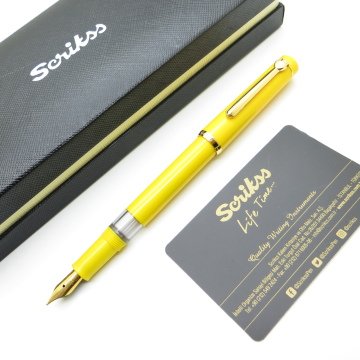 Scrikss 419 Dolma Kalem Sarı Altın | Scrikss Kalem | İsme Özel Kalem | Hediyelik Kalem