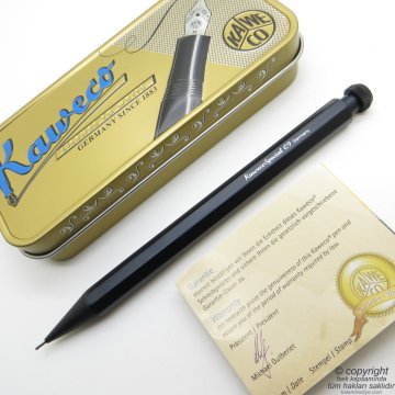 Kaweco 10000183 Special 0.9mm Versatil Kalem Alüminyum Siyah | İsme Özel Kalem