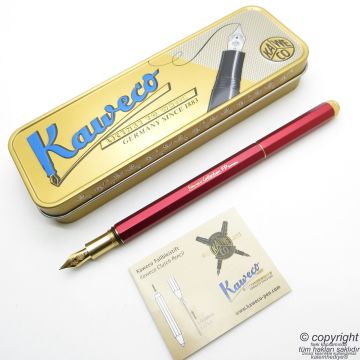 Kaweco 10002319 Special Collection Kırmızı Dolma Kalem Fine Uç | İsme Özel Kalem