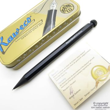 Kaweco 11000180 Special 0.3mm Versatil Kalem Alüminyum Siyah | İsme Özel Kalem