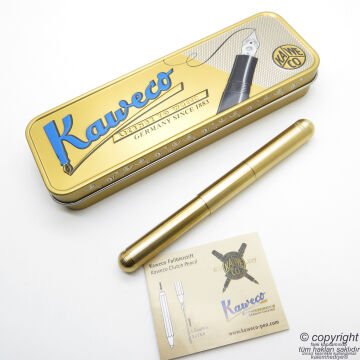 Kaweco Supra Brass Dolma Kalem | İsme Özel Kalem