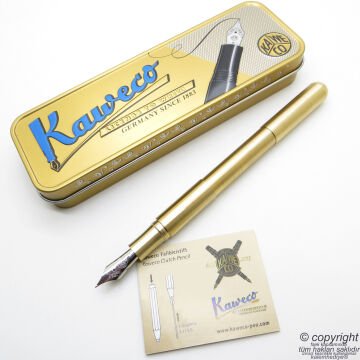 Kaweco Supra Brass Dolma Kalem | İsme Özel Kalem