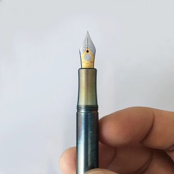 Kaweco Liliput Fireblue Stainless Steel Dolma Kalem Medium | İsme Özel Kalem