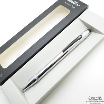 Scrikss Mini Smart Krom Ekran Tükenmez Kalem | Scrikss Kalem | İsme Özel Kalem | Hediyelik Kalem