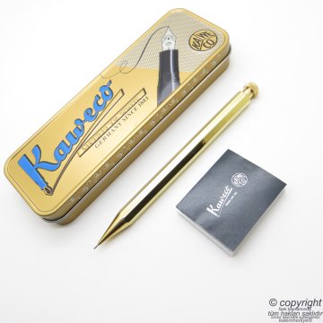 Kaweco 10001386 Special Brass 0.5mm Versatil Kalem | İsme Özel Kalem