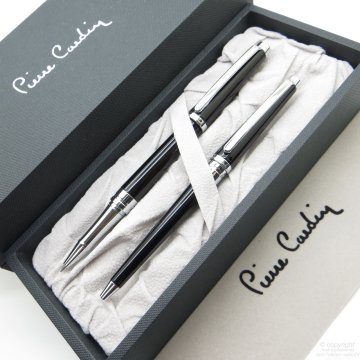 Pierre Cardin Status Siyah Roller Kalem + Tükenmez Kalem | İsme Özel Kalem | Hediye Kalem