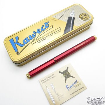 Kaweco 10002322 Special Collection Kırmızı Dolma Kalem Medium Uç | İsme Özel Kalem