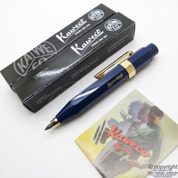 Kaweco 10001736 Klasik Sport Mavi 3.2mm Versatil Kalem | İsme Özel Kalem