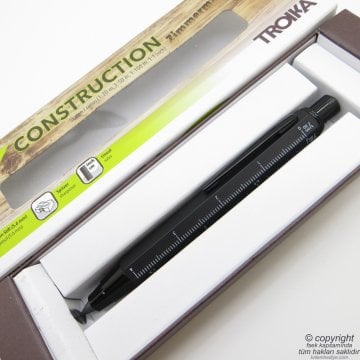 Troika Marangoz Kalemi 5.6mm Pen56/Bk Construction  | İsme Özel Kalem