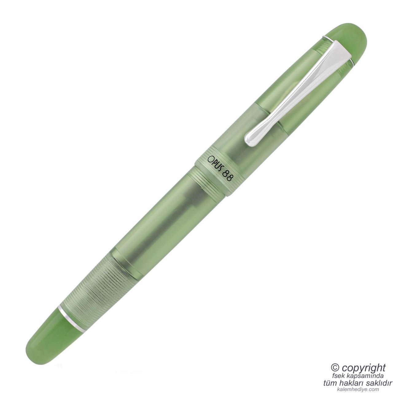 OPUS 88 Picnic Green Dolma Kalem 1.4 Kesik Uç | İsme Özel Kalem