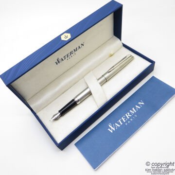 Waterman Hemisphere Mat Krom CT Dolma Kalem | İsme Özel Kalem | Hediye Kalem