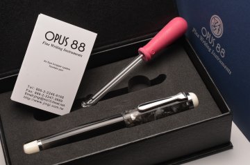 OPUS 88 Omar Black Dolma Kalem Medium Uç | İsme Özel Kalem