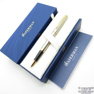 Waterman Hemisphere Gold Krom SS GT Roller Kalem | İsme Özel Kalem | Hediye Kalem