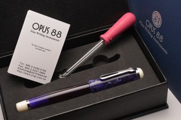 OPUS 88 Omar Purple Dolma Kalem Broad Uç | İsme Özel Kalem