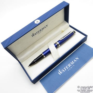 Waterman Expert Lake Mavi CT Roller Kalem + Tükenmez Kalem Set | İsme Özel Kalem | Hediye Kalem