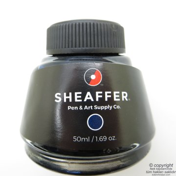 Sheaffer Mürekkep Şişe, 50 ml. Mavi/Siyah Renk