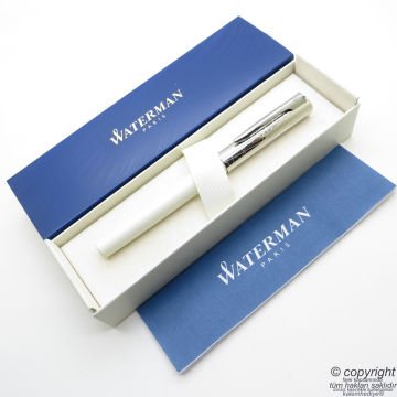 Waterman Allure Deluxe Beyaz Dolma Kalem | İsme Özel Kalem | Hediyelik Kalem