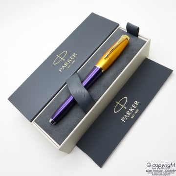 Parker Urban Premium Turuncu Mor Dolma Kalem | İsme Özel Kalem