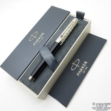 Parker Premier Custom Siyah St Roller Kalem | Parker Kalem | İsme Özel Kalem | Hediyelik Kalem