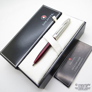 Sheaffer 100 Kırmızı Tükenmez Kalem | İsme Özel Kalem