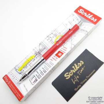 Scrikss PRO-S 0.5mm Kırmızı | İsme Özel Kalem