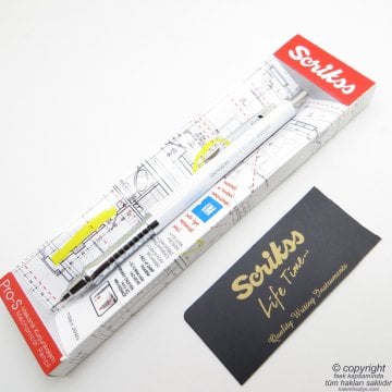 Scrikss PRO-S 0.7mm Beyaz | İsme Özel Kalem