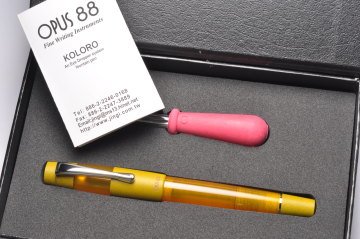 OPUS 88 Koloro Orange Dolma Kalem Medium Uç | İsme Özel Kalem