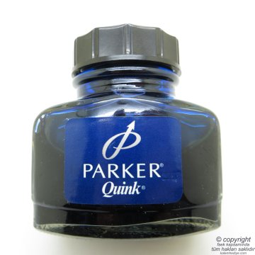 Parker Quink Mavi-Siyah Mürekkep 57ml. Şişe