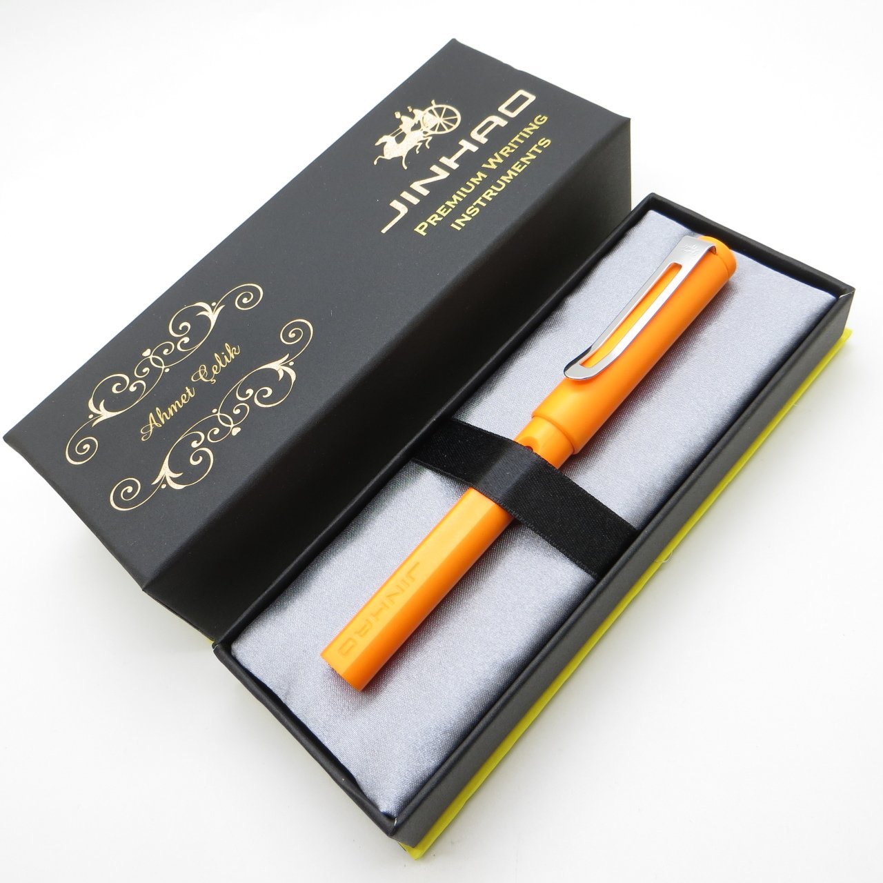 Jinhao Pastel Turuncu Dolma Kalem | İsme Özel Kalem