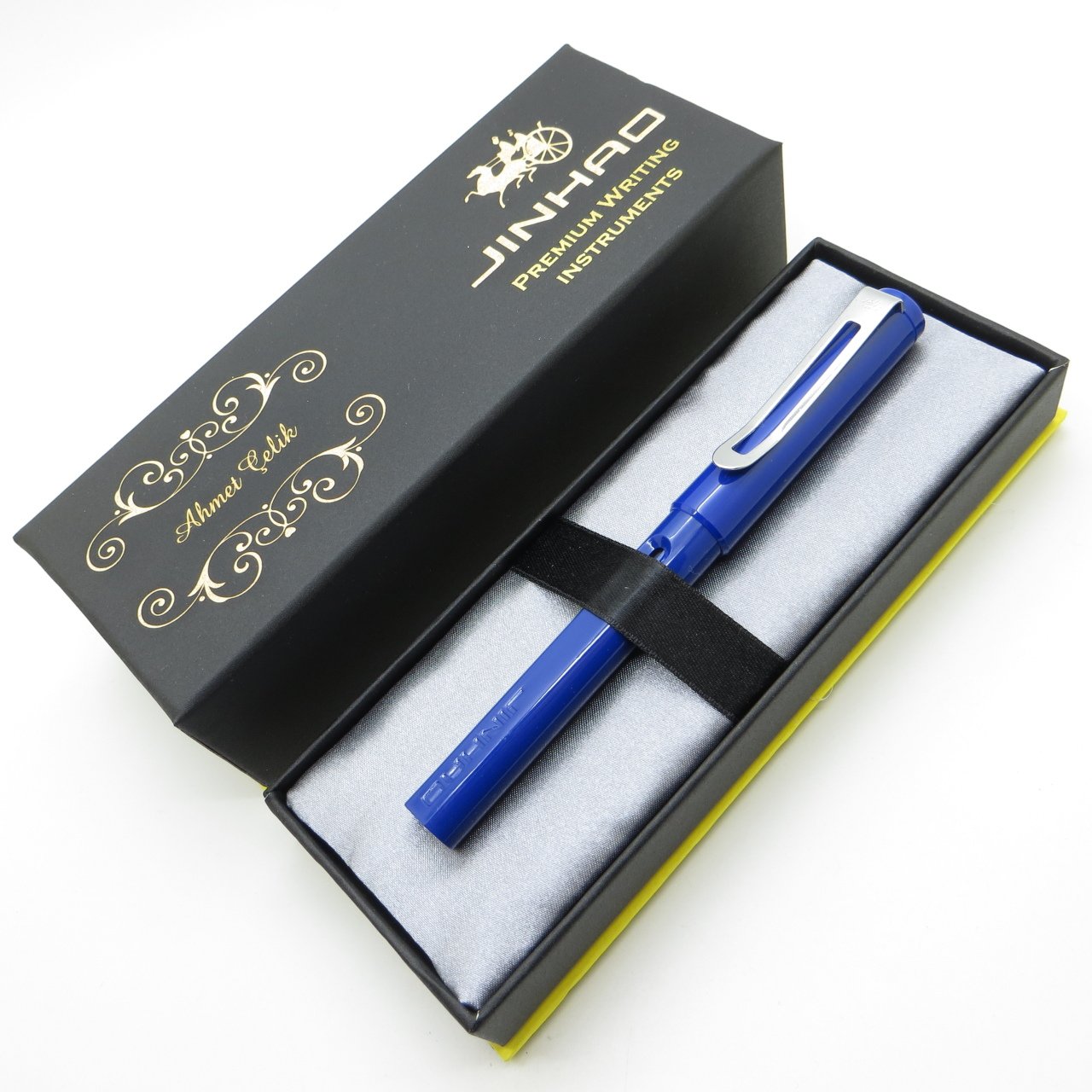 Jinhao Parlak Mavi Dolma Kalem | İsme Özel Kalem