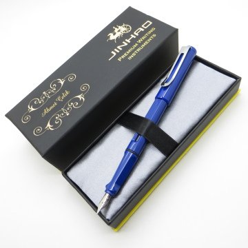 Jinhao Parlak Mavi Dolma Kalem | İsme Özel Kalem