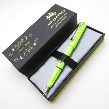 Jinhao Parlak Neon Yeşil Dolma Kalem | İsme Özel Kalem